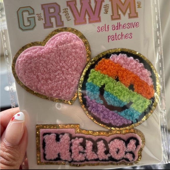 Valentine’s Day patches - pack of 3 - Picture 2 of 2